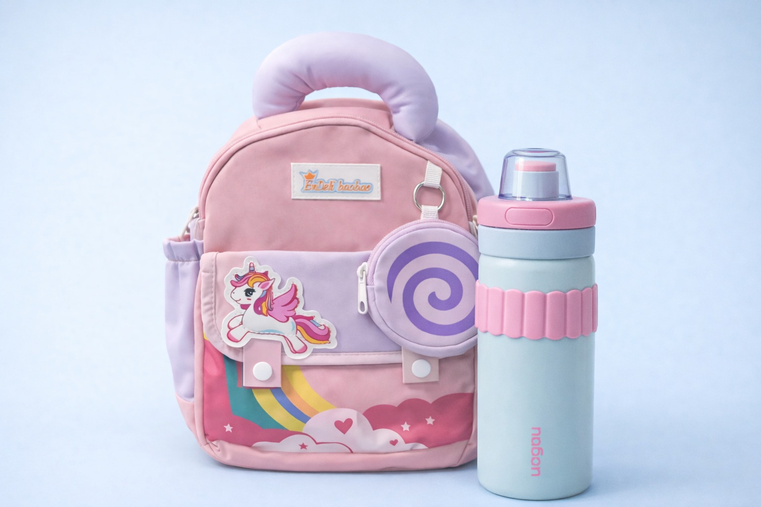 Kids Unicorn School Backpack with Matching Combo Set  Ideal for Preschool, Kindergarten & Daily Use