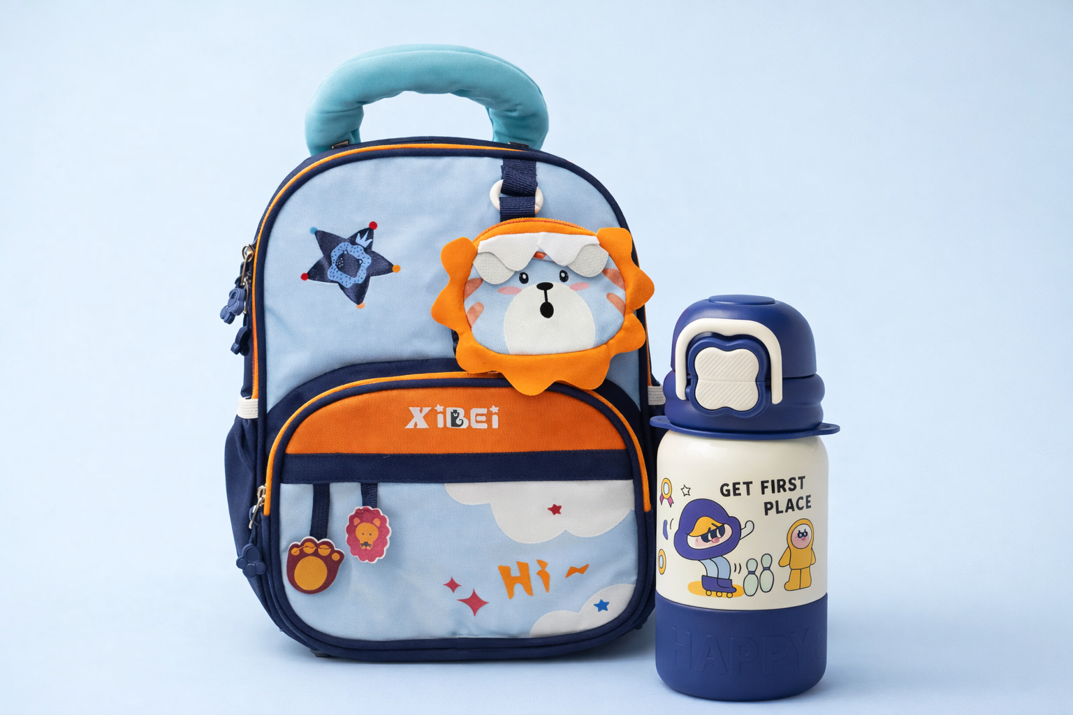 Kids School Backpack with Matching Combo Set | Bundle for Preschool, Kindergarten & Daily School Use