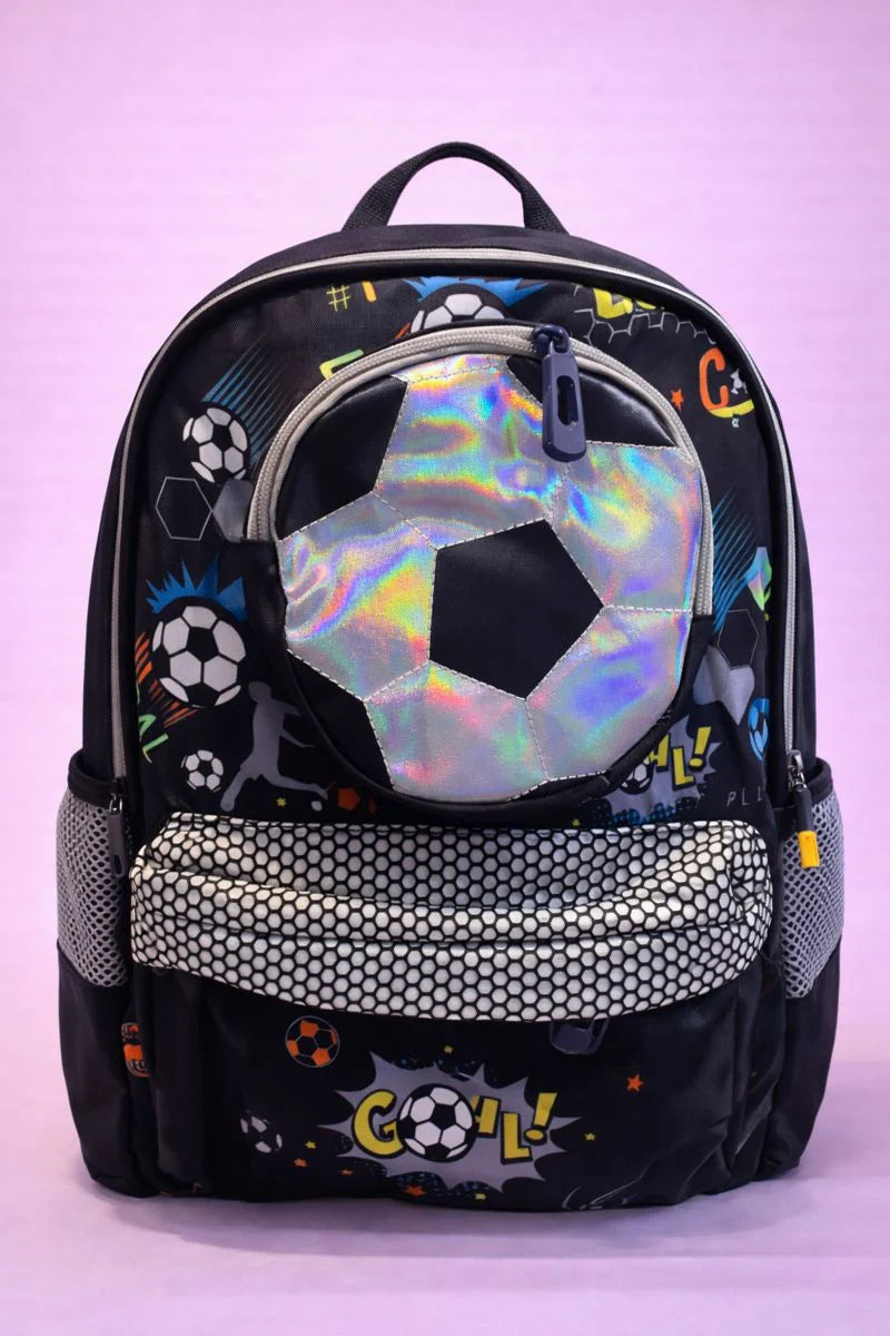 Kids School Backpack with Matching Combo Set | Lightweight Sports-Themed School Bag for Preschool & Primary Kids