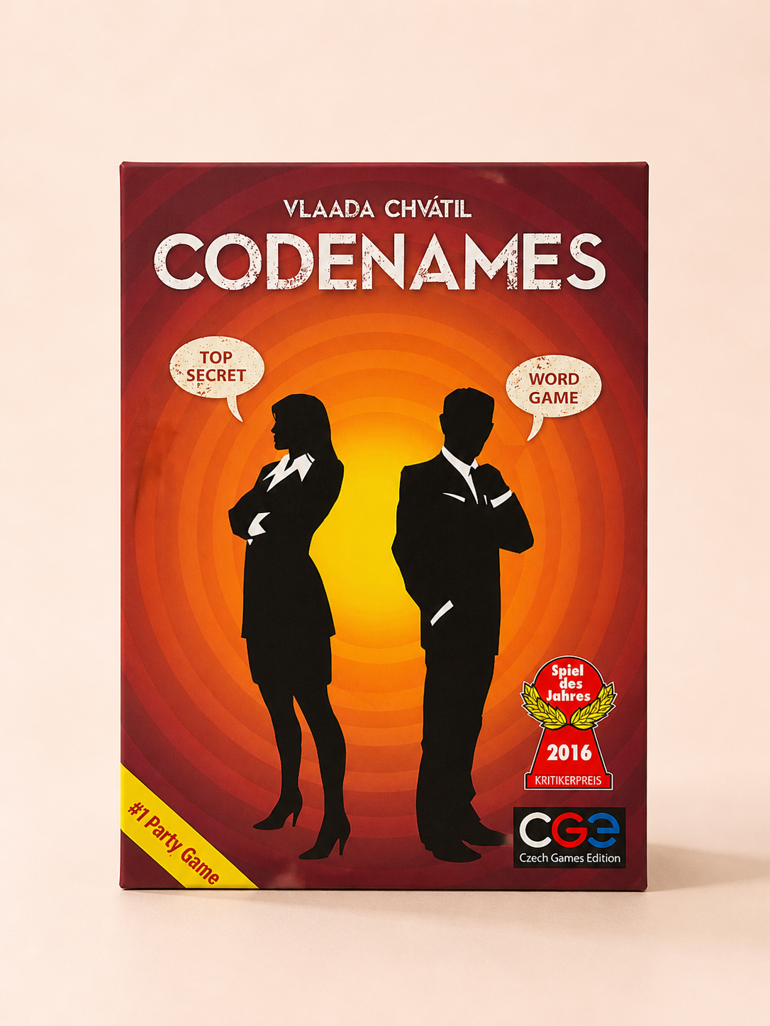 Codenames Board Game | Award-Winning Word Party Game for Family & Friends | 2–8+ Players | Age 10+