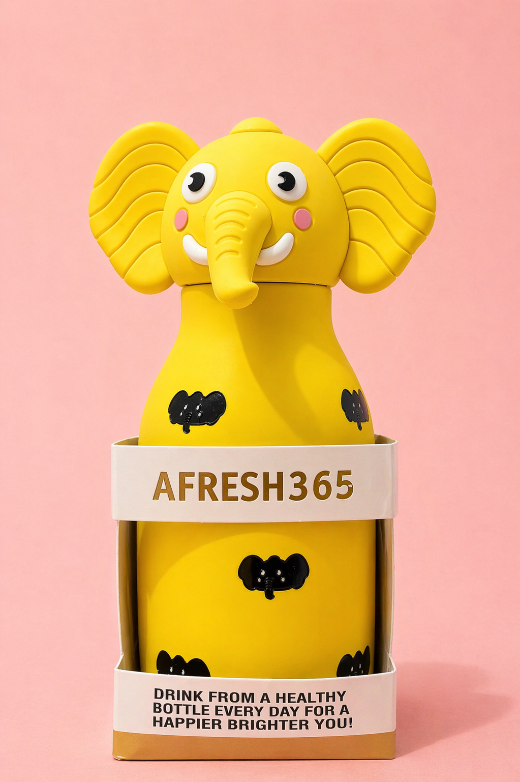 3D Animal Head Kids Water Bottle – Stainless Steel Insulated Bottle with Cute Character Lid | 4 Designs: Owl, Tiger, Unicorn | Keeps Hot & Cold | School & Outdoor Use | Age 3+ | Birthday Gift