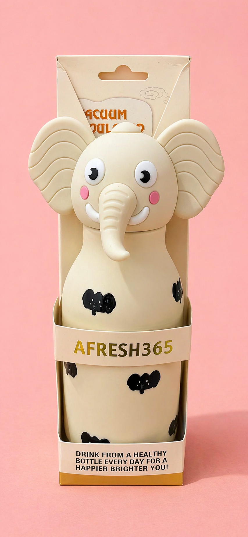 3D Animal Head Kids Water Bottle – Stainless Steel Insulated Bottle with Cute Character Lid | 4 Designs: Owl, Tiger, Unicorn | Keeps Hot & Cold | School & Outdoor Use | Age 3+ | Birthday Gift