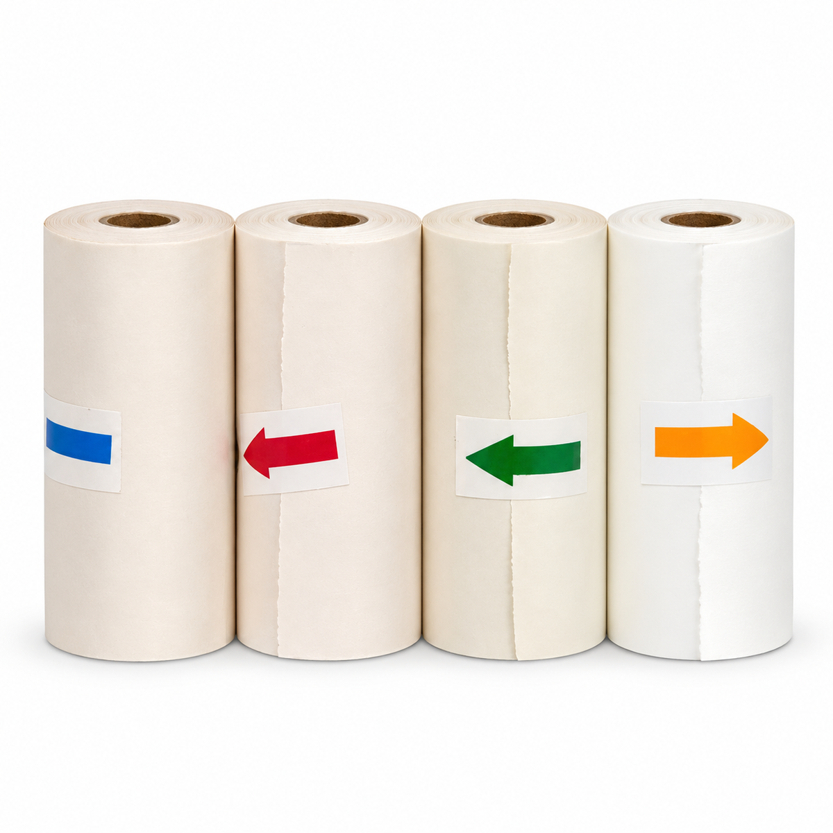 Colour Thermal Paper Rolls for Kids Instant Print Camera, Pack of 4, 4 Print Colours