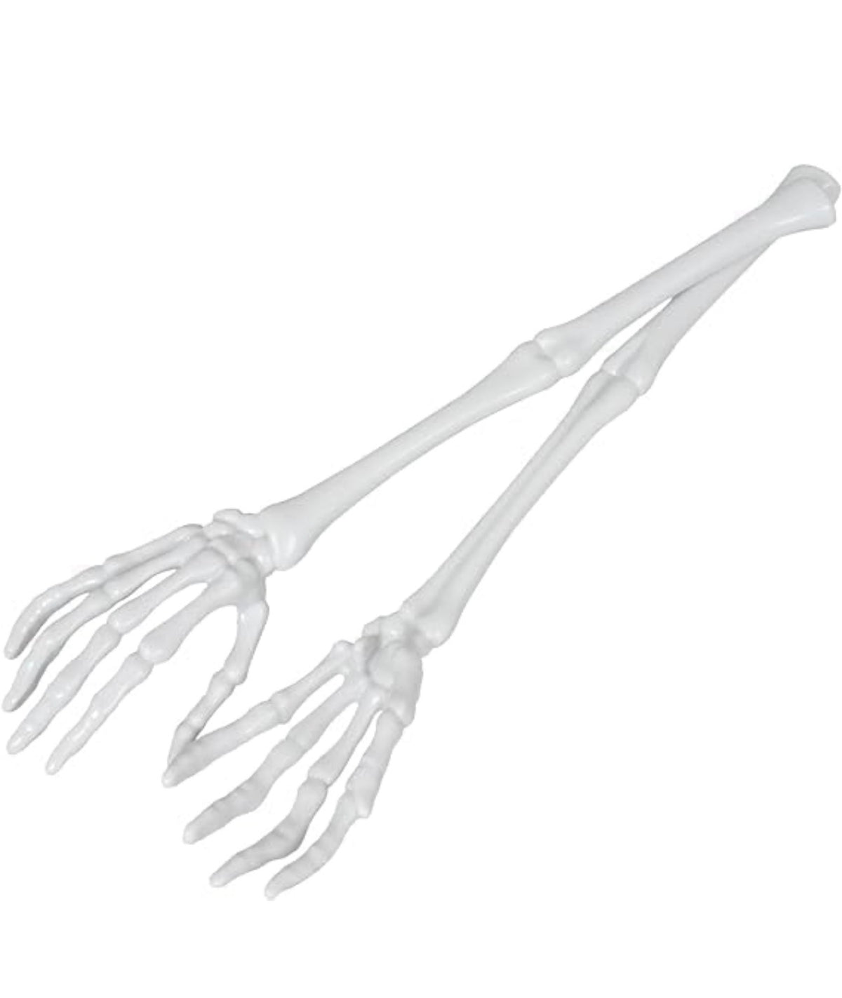 Skeleton Hand Tongs for Halloween Party – Spooky Bone Serving Tongs for Snacks, Candy & Treats | Halloween Party Supplies, Table Decor & Prank Prop