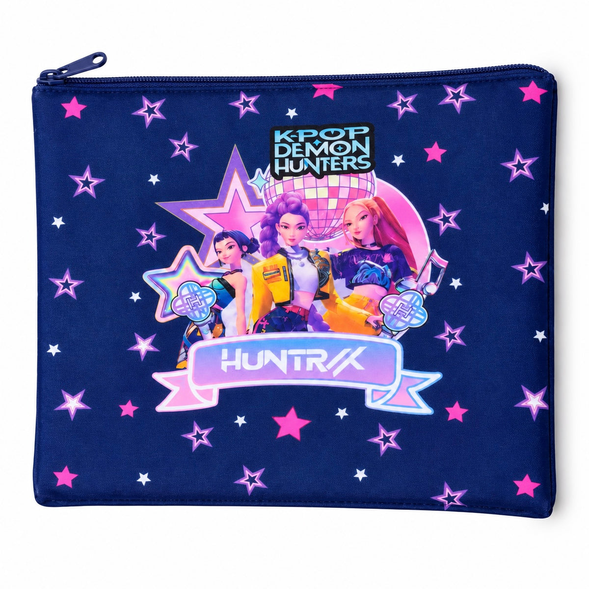 Zipper Pouch for Kids, Printed Pencil Pouch, Multipurpose Stationery, Makeup & Travel Organiser Bag, Slim School Pouch, Return Gift for Boys & Girls, Teens & Adults (Assorted Designs)