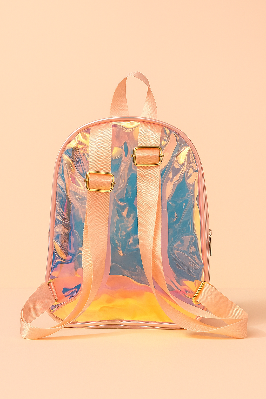 girls holographic unicorn mini backpack size Unicorn backpackMagical Unicorn Kids Backpack | Holographic Rainbow Horn Bag with Fluffy Hair & Heart Eyes