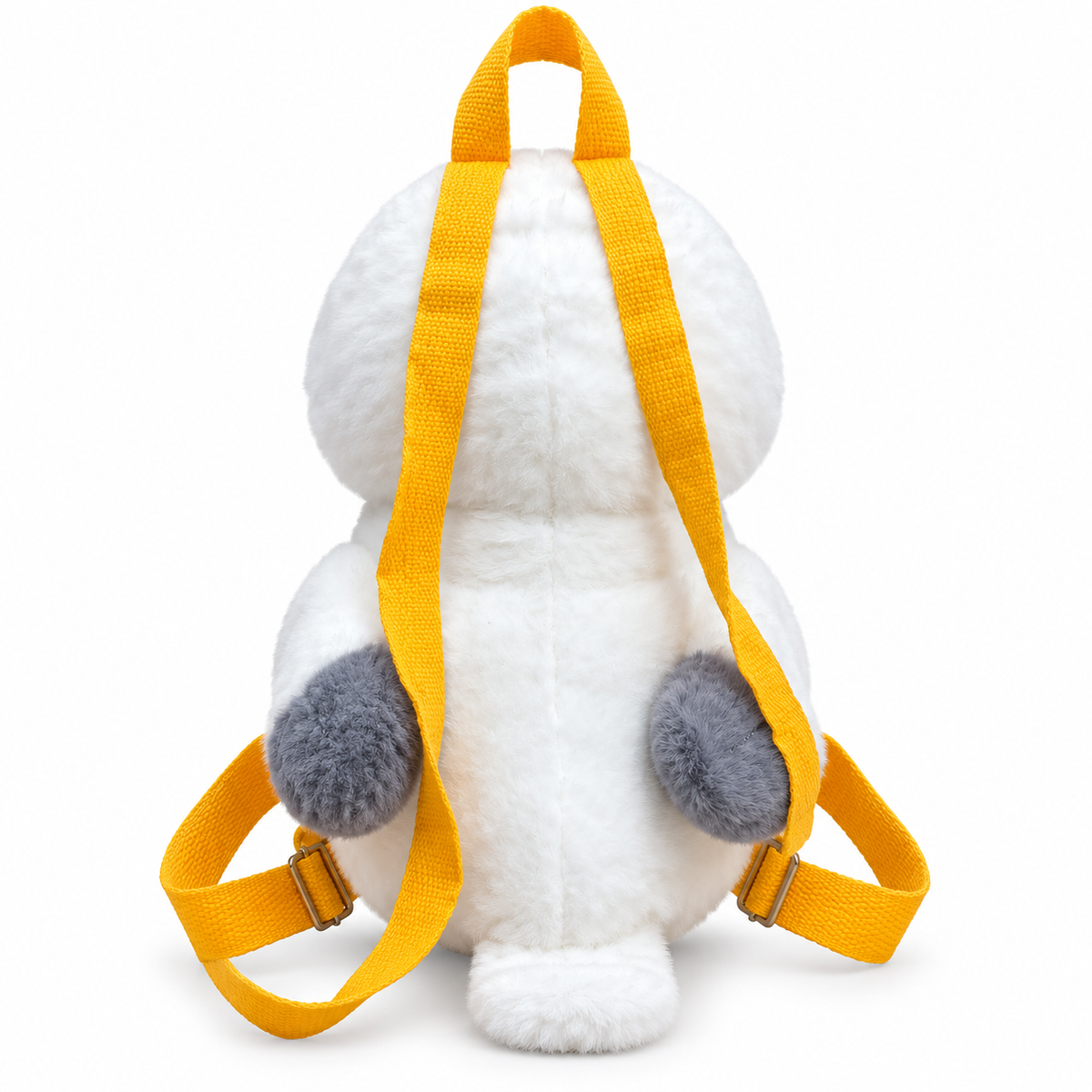 Plush Duck Backpack for Kids, Cute Soft Stuffed Animal Backpack with Big Beak and Adjustable Straps, Fluffy Toddler Backpack for Playschool, Travel & Outings, Gift for Boys & Girls