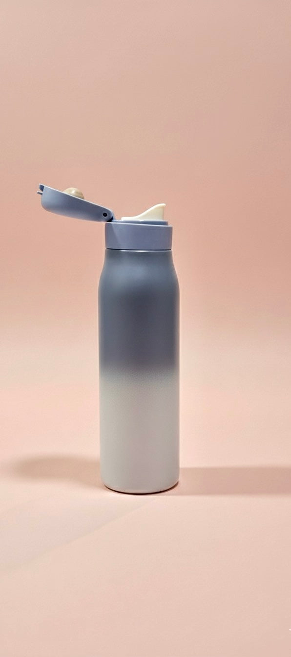 Vitality Water bottle | leak-Proof Stainless Steel Thermos with Flip Lid | Hot & Cold Insulated Travel Flask
