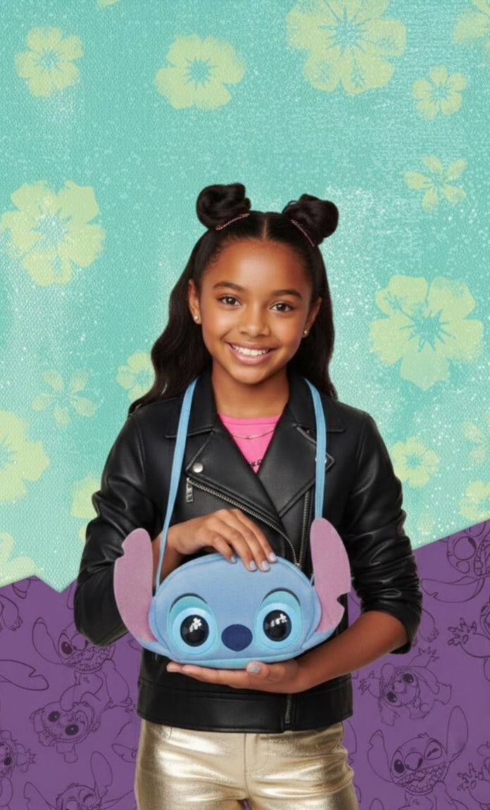 StitchTalk Blink & Chat Sling Bag – Interactive Kids’ Shoulder Bag with 30+ Sounds, Animated Blinking Eyes & Cute Character Design