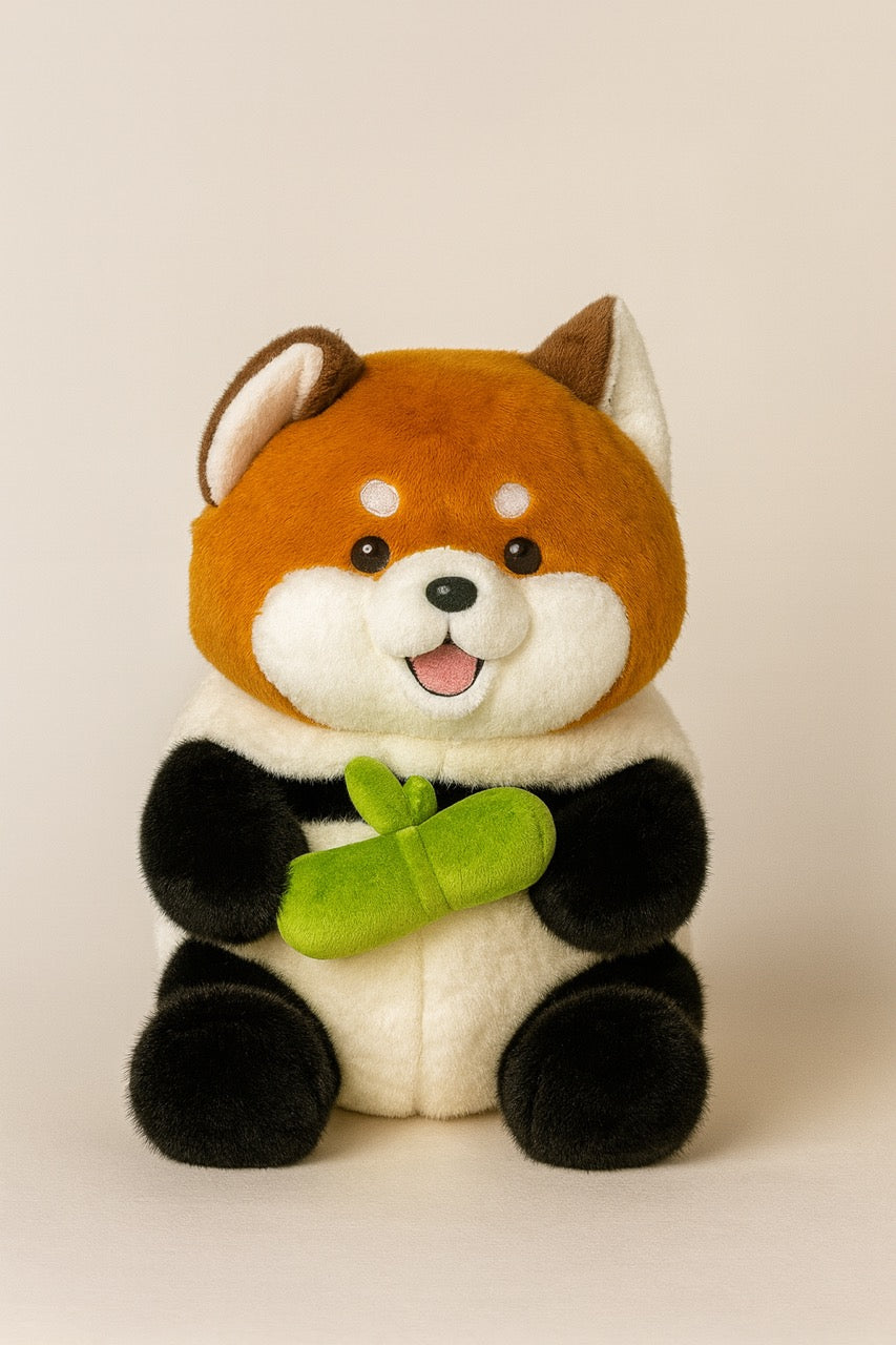 Snugtail - Bao The Red Panda In Panda Hoodie