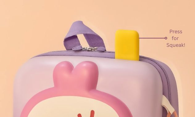 Cute 3D Mobile Design Kids Backpack | EVA Waterproof Cartoon School Bag with Bunny & Phone Buttons | Stylish Lightweight Travel Bag for Boys & Girls | Perfect Birthday Gift