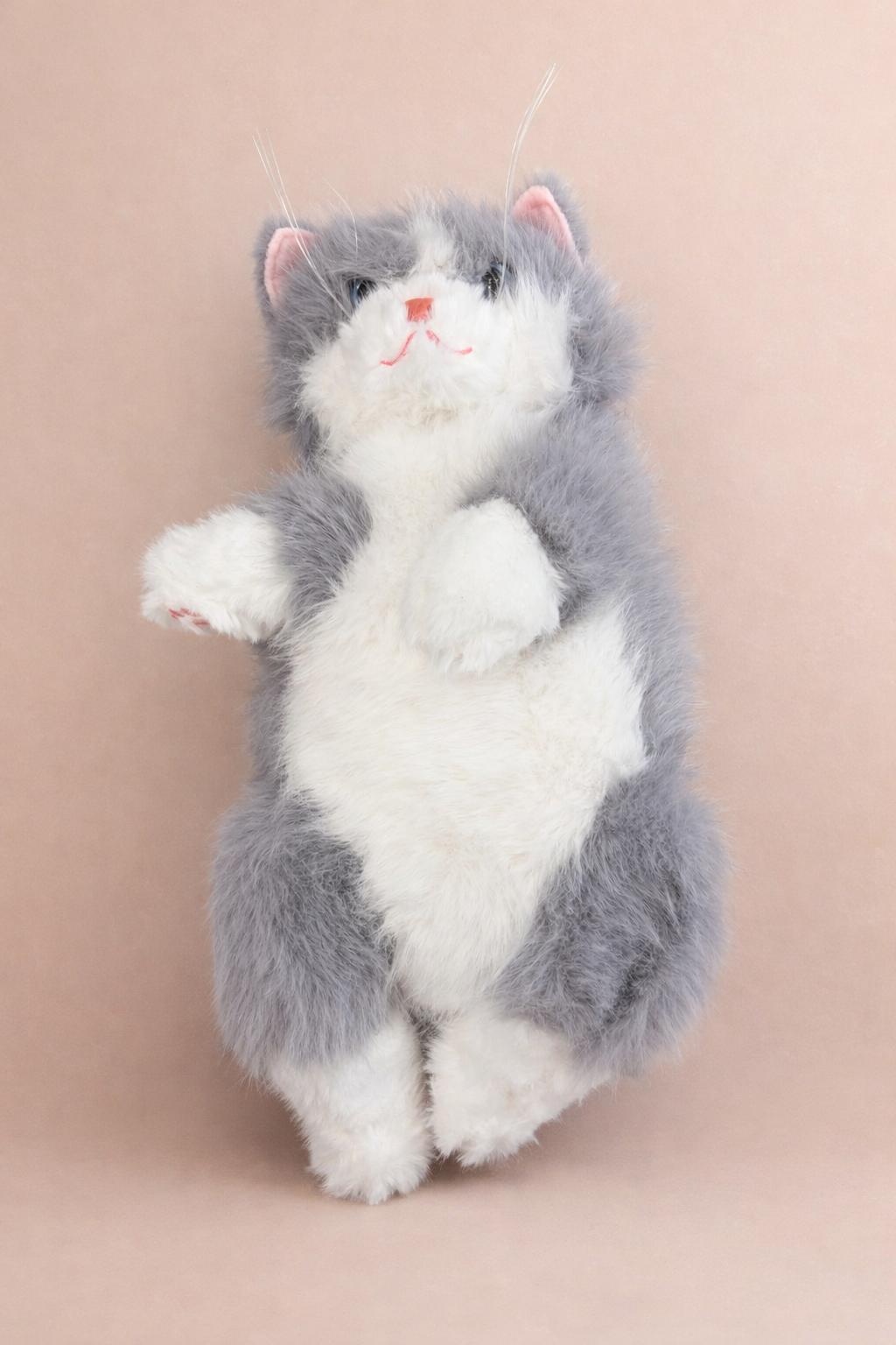 Plush toy cat bag