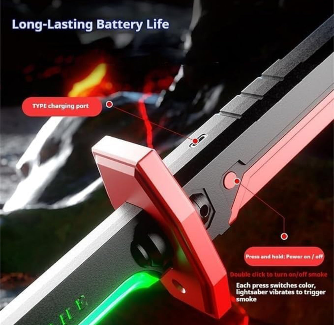 katana anima led sword 
