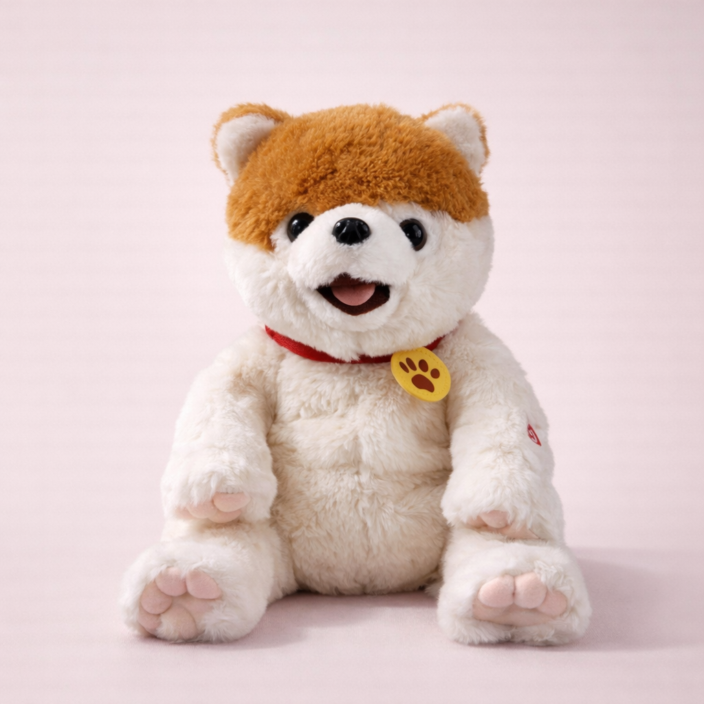 Plush toy dog bag