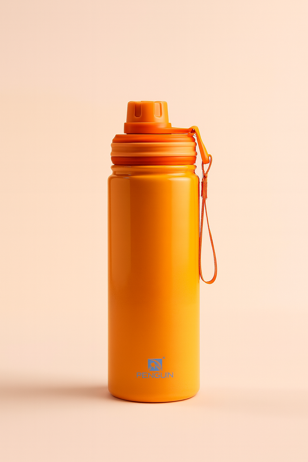 Insulated Stainless Steel Water Bottle with Strap