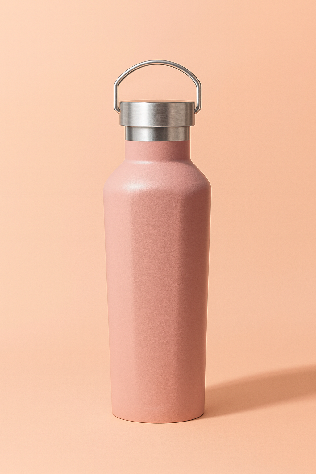 UrbanPeak Stainless Steel Vacuum Water Bottle with Metal Loop Lid – Matte Finish Insulated Flask for Office, Travel, Gym & Daily Hydration