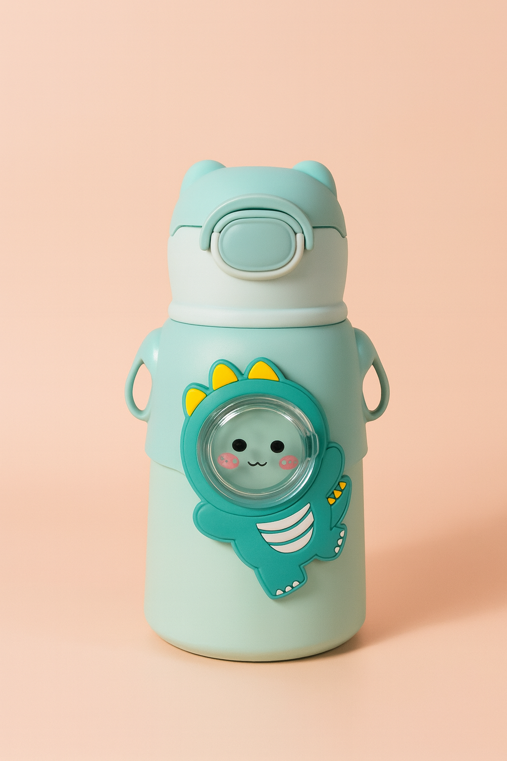 DinoBuddy™ Kids Water Bottle – 350 ml Cute Dinosaur Sipper Bottle with Leak-Proof Lid | BPA-Free, Easy Carry for School & Travel