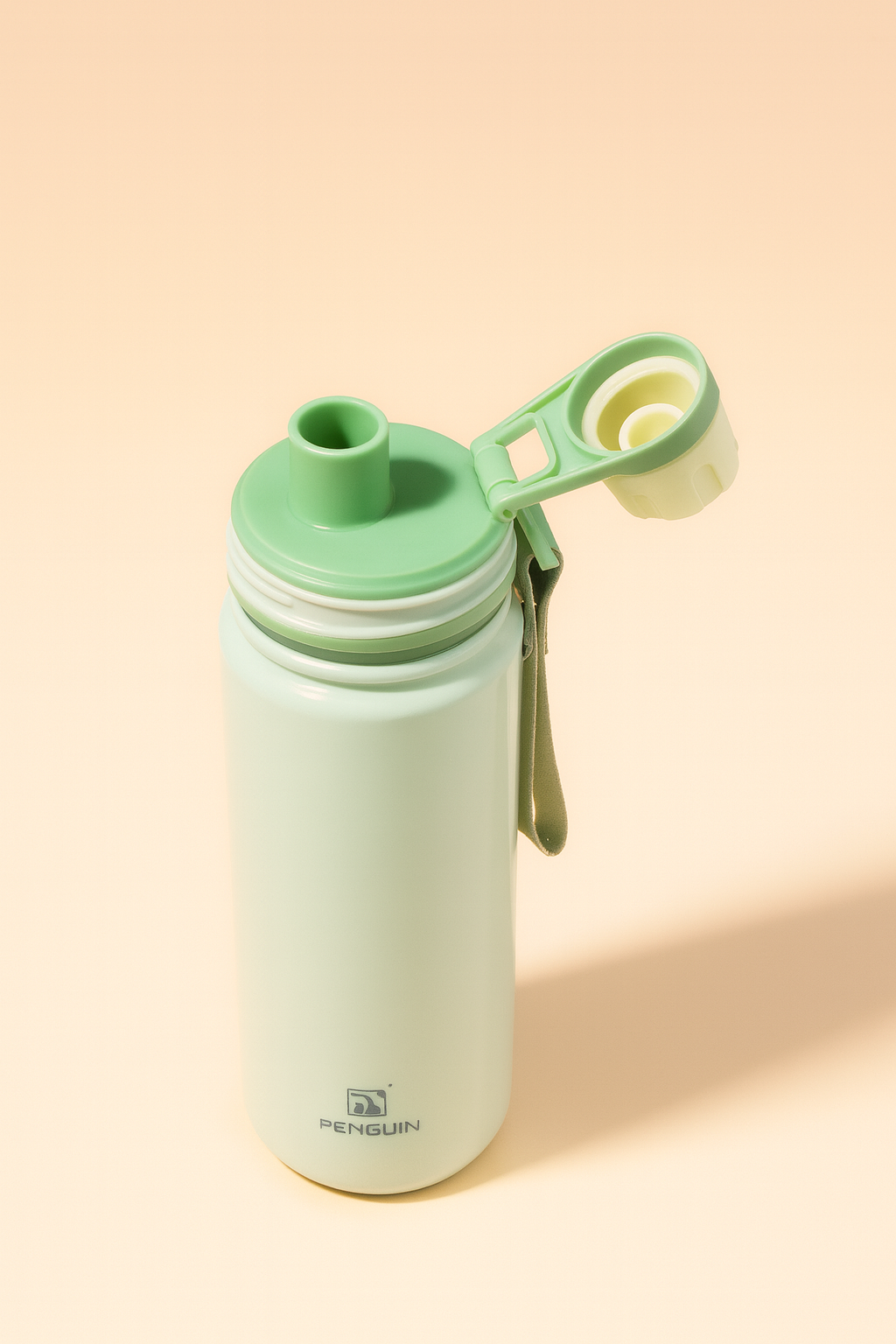 Insulated Stainless Steel Water Bottle with Strap