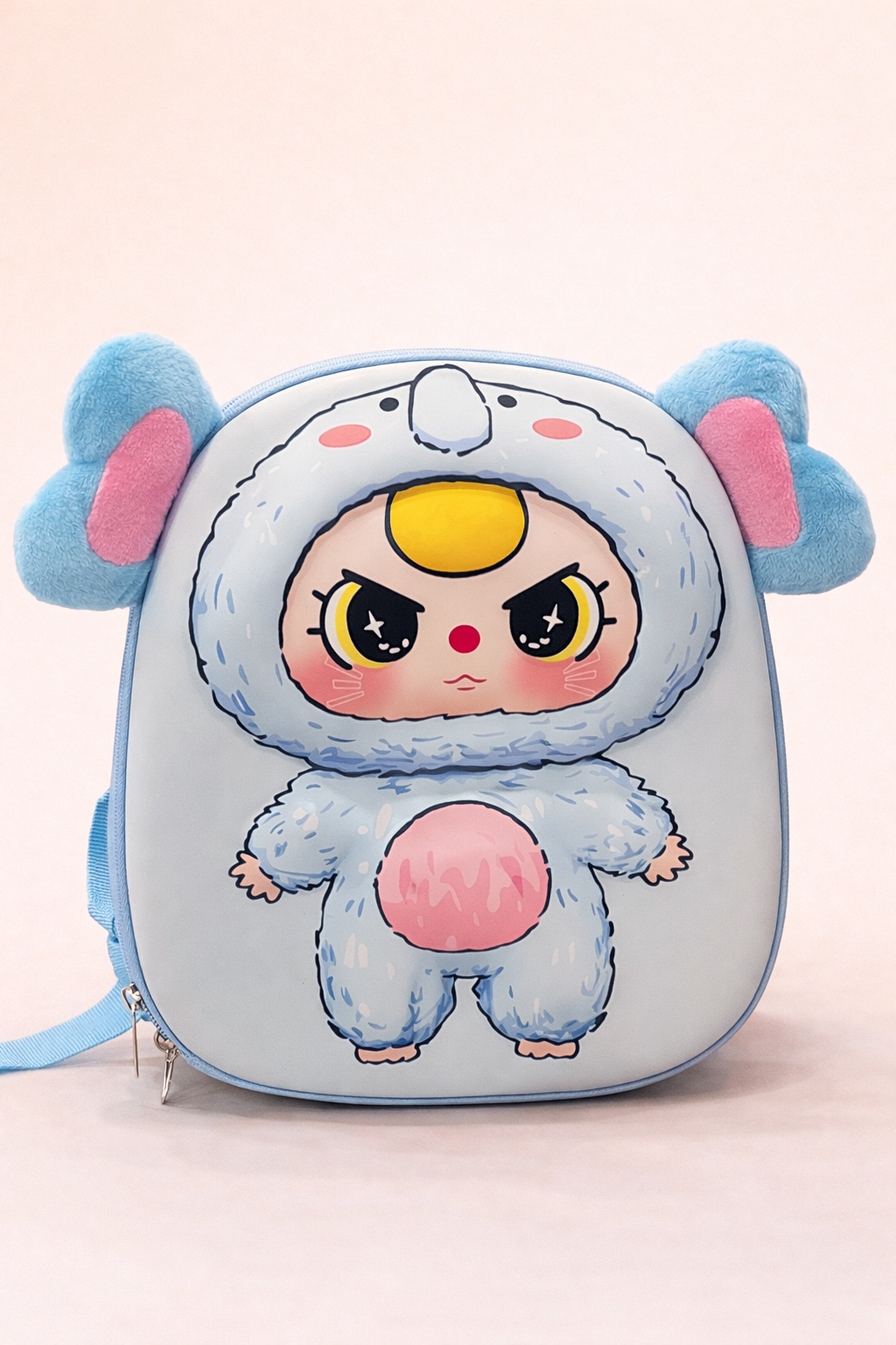 Cute Cartoon labubu Kids Backpack – Lightweight School & Travel Bag for Toddlers | Soft Cushioned Design, Easy-Zip Closure & Adjustable Straps