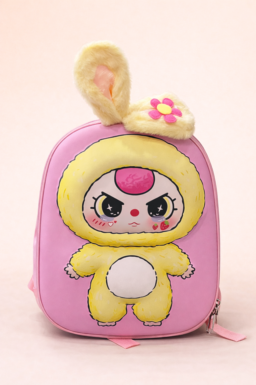 Cute Cartoon labubu Kids Backpack – Lightweight School & Travel Bag for Toddlers | Soft Cushioned Design, Easy-Zip Closure & Adjustable Straps