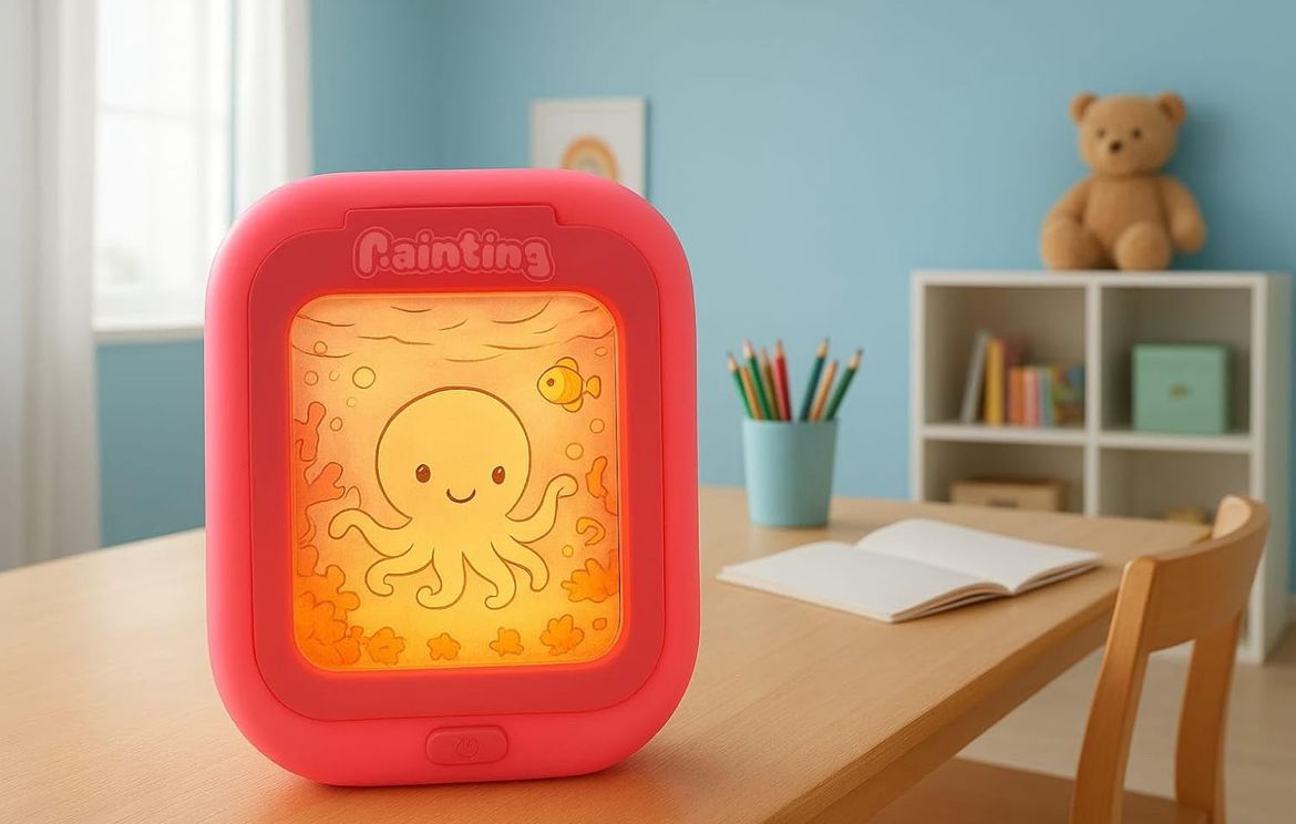 Cute Cat LCD Writing & Drawing Tablet | Portable Reusable Doodle Board for Kids (3+) | Erasable Screen, Lightweight Travel Toy, Educational Art Pad