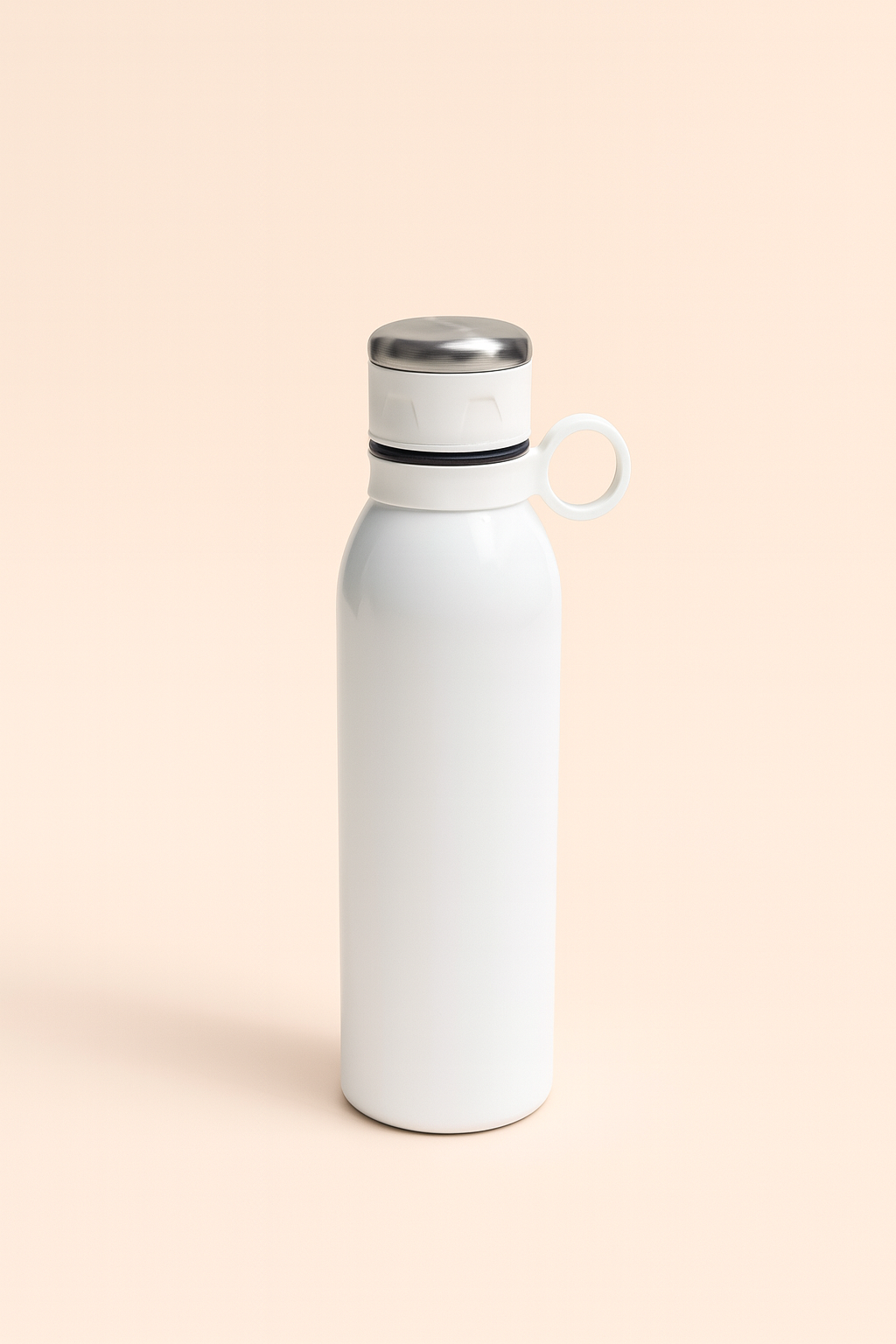 BlushSip Insulated Water Bottle with Ring Handle