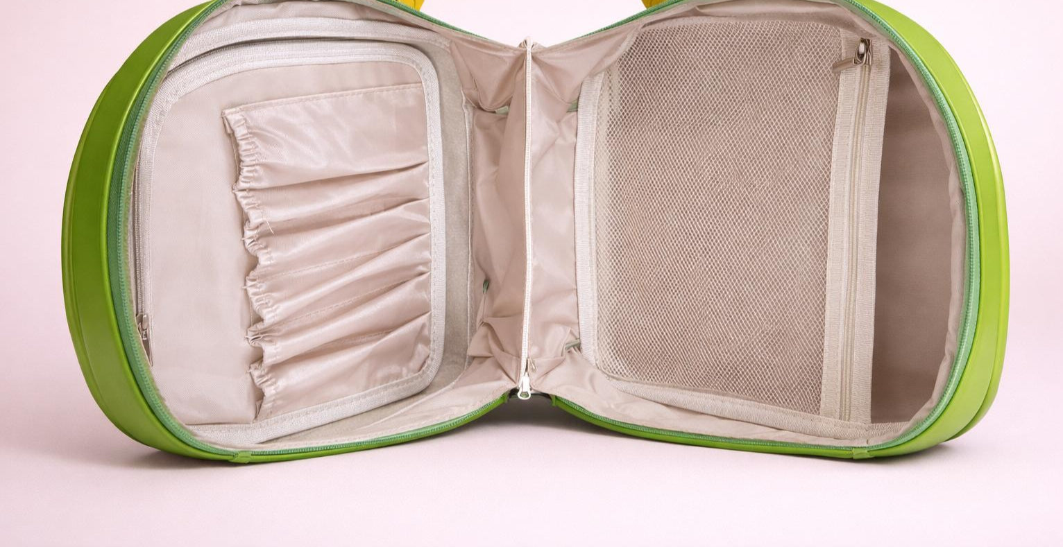 Hard Shell Multipurpose Carry Case with Handle | Travel, Makeup, Accessories & Daily Essentials Organizer