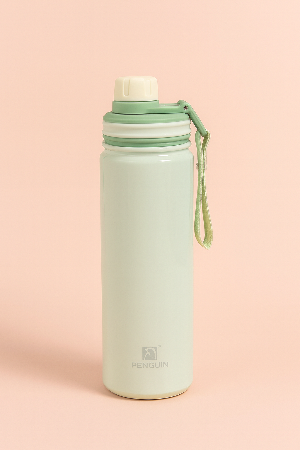 Insulated Stainless Steel Water Bottle with Strap