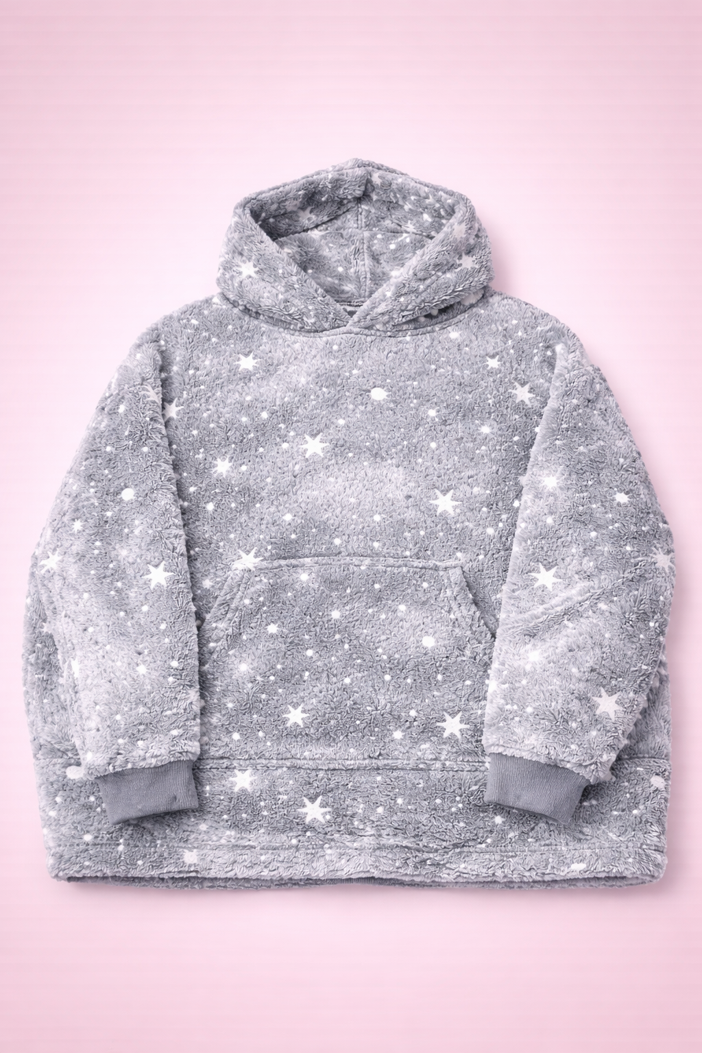 Kids Glow-in-the-Dark Plush Hooded Sweatshirt | Ultra-Soft Winter Hoodie with Unicorn Print | Warm, Cozy & Comfortable | Night Glow Design