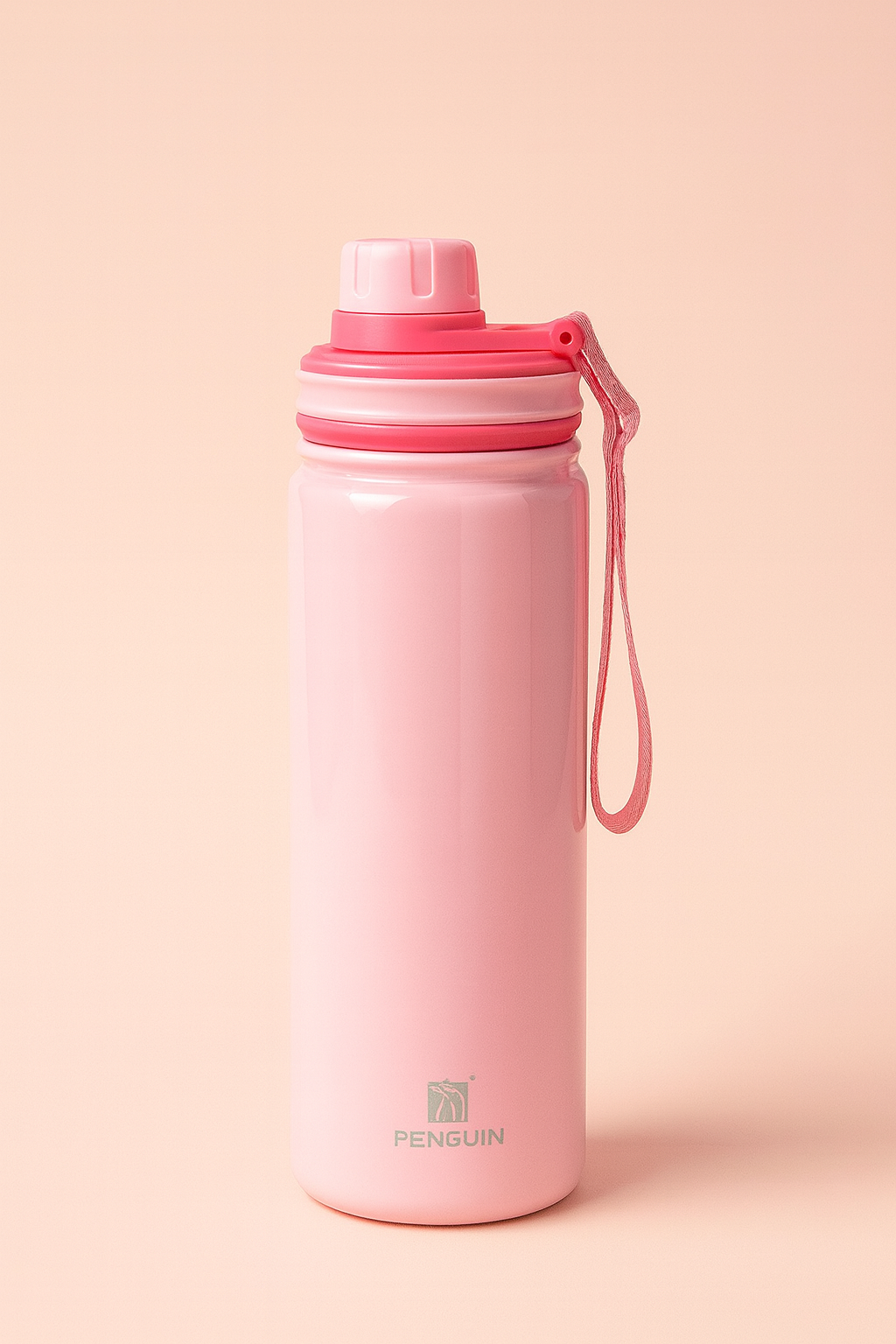 Insulated Stainless Steel Water Bottle with Strap