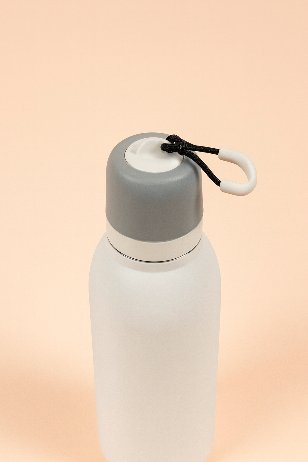 InsuSip™ Leak-Proof Insulated Water Bottle with Built-in Straw & Ring Handle