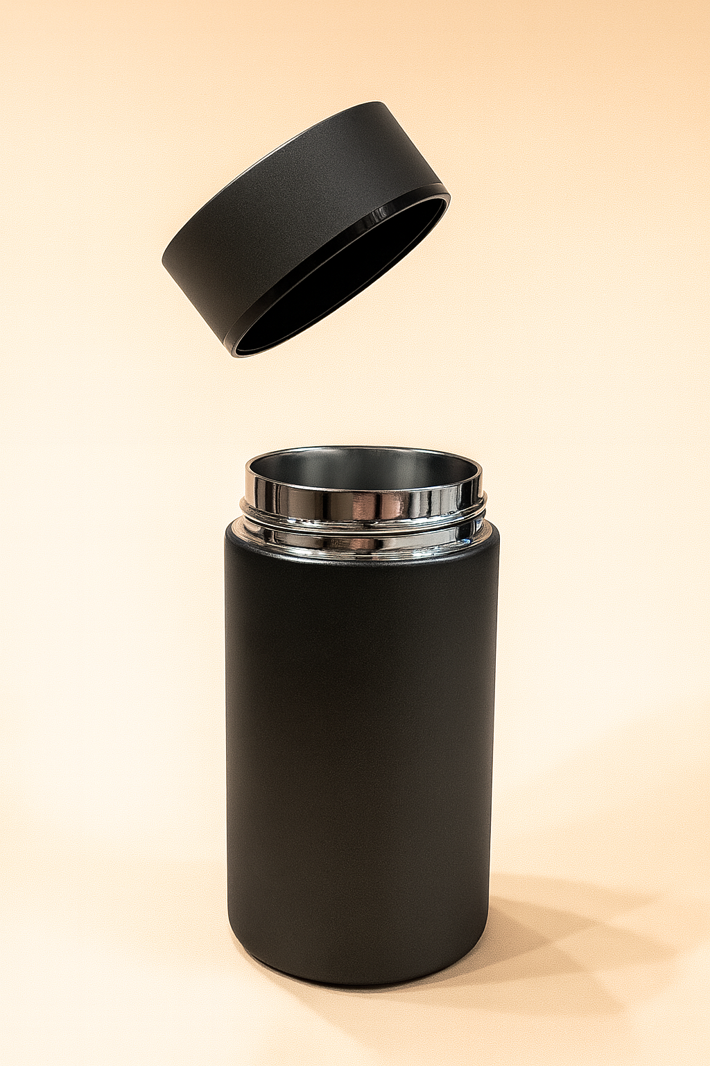 SteelNest Vacuum Insulated Food Jar– mini bottle Minimalist Stainless Steel Thermal Container with Airtight Lid | Keeps Food Hot or Cold for Hours | Office, Travel & School Use