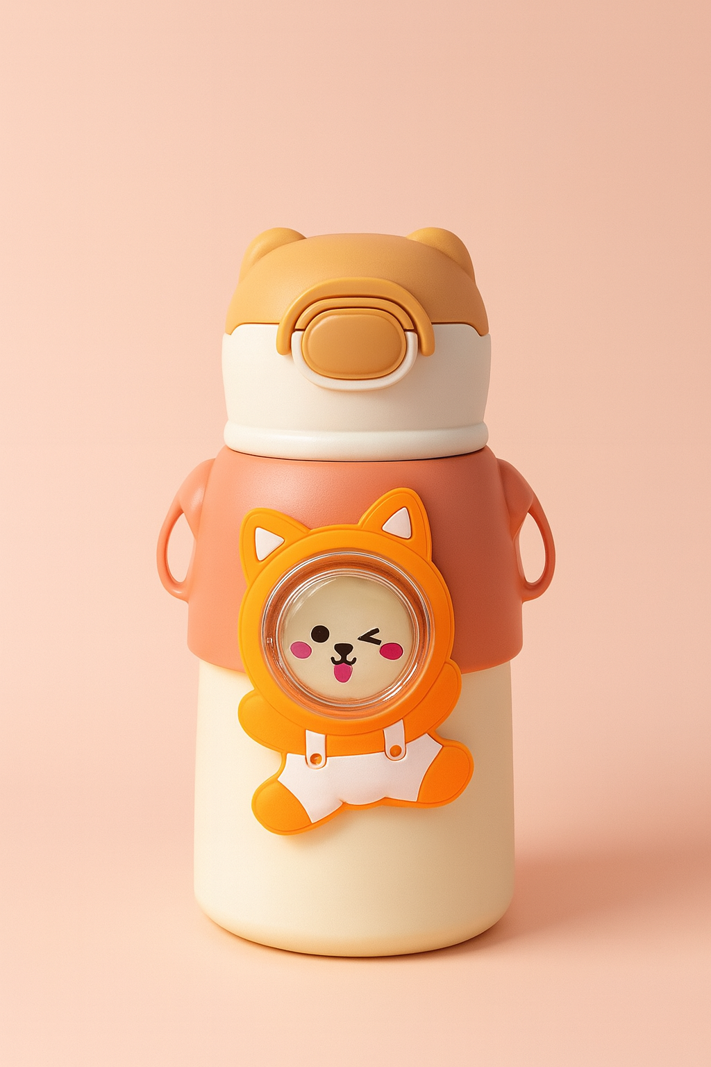 DinoBuddy™ Kids Water Bottle – 350 ml Cute Dinosaur Sipper Bottle with Leak-Proof Lid | BPA-Free, Easy Carry for School & Travel
