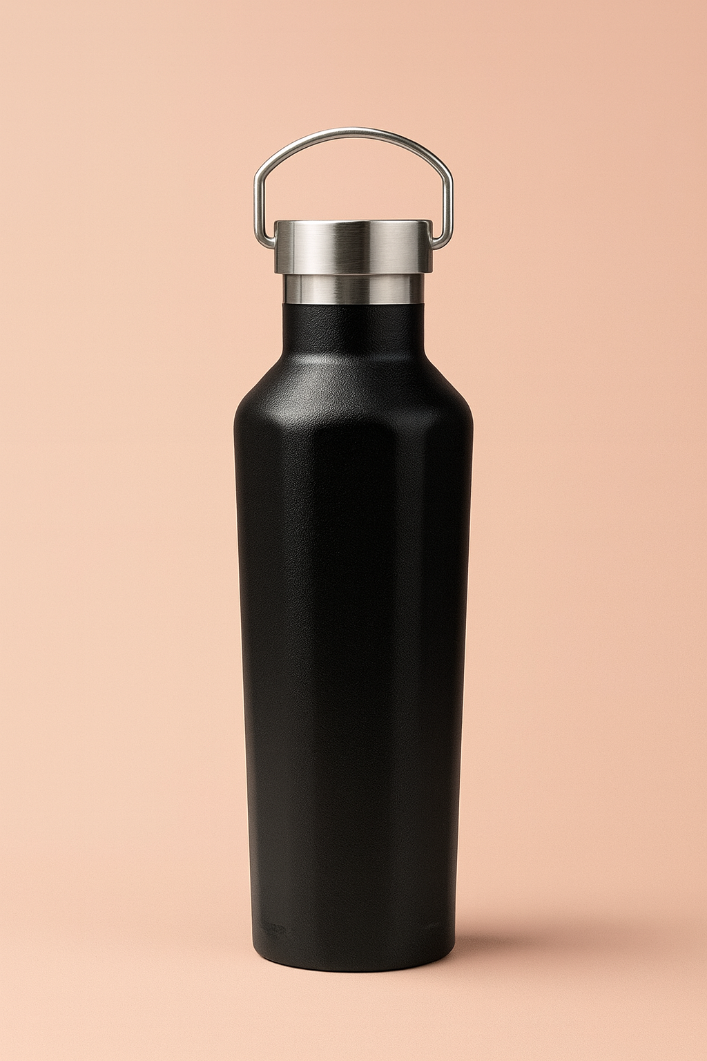 UrbanPeak Stainless Steel Vacuum Water Bottle with Metal Loop Lid – Matte Finish Insulated Flask for Office, Travel, Gym & Daily Hydration